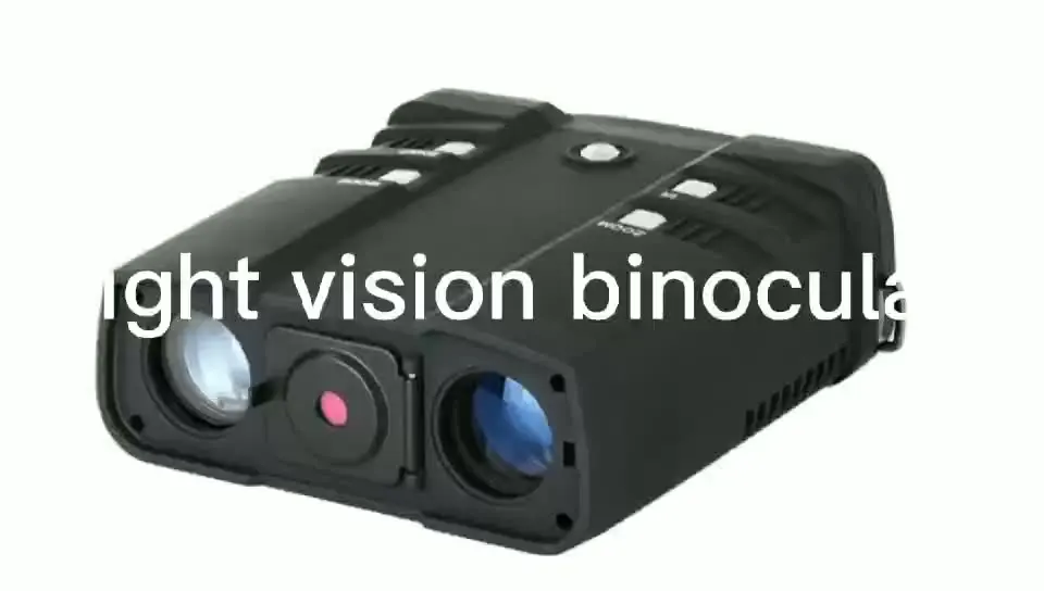 

1080P Image 3.6-10.8X31mm Night Vision Goggles with 64G TF Card 4" LCD Infrared Binoculars with Night Vision Taking Photos Video