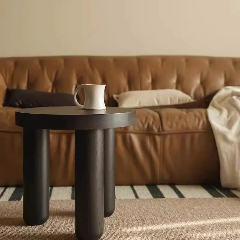 CX360KC круглый стол из цельного дерева в японском стиле простое украшение