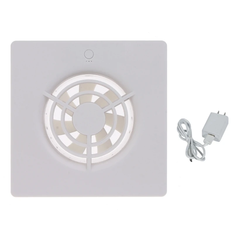 

Speed Adjustable Bathroom Home Ventilator 4W Mini Intake Fume Extractor Blower