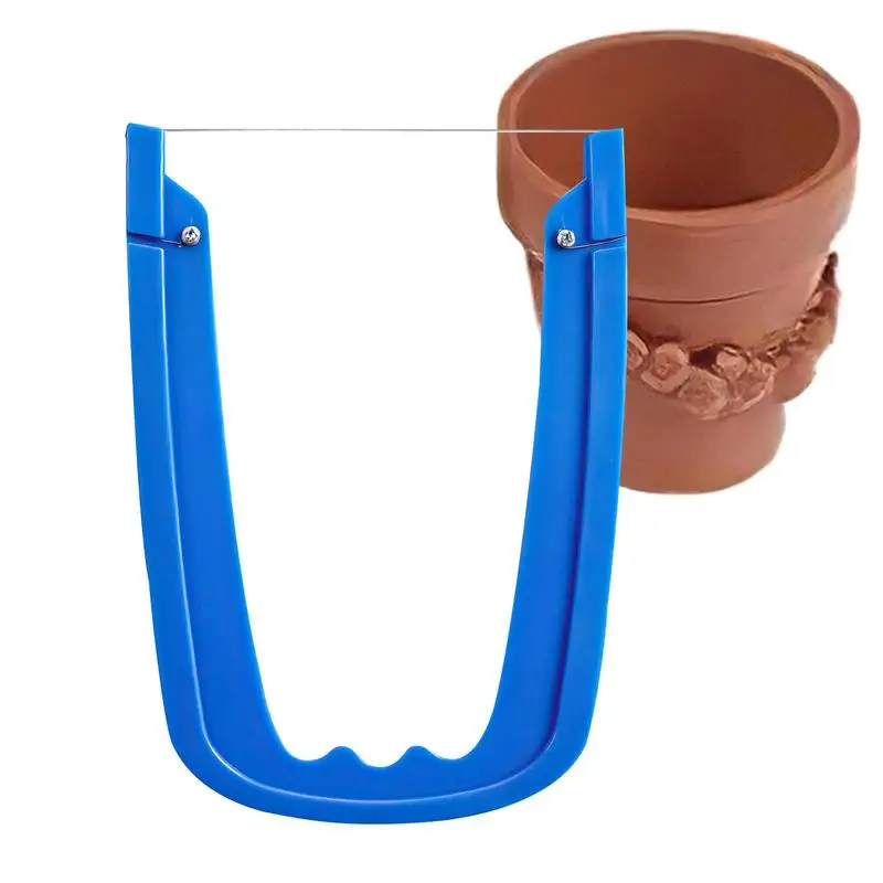 

Pottery Tools Clay Cutter Cutter Corner Comfortable Handle Clay Cutter Bow U-shaped Cutting Clay Tools Stainless Steel Wire