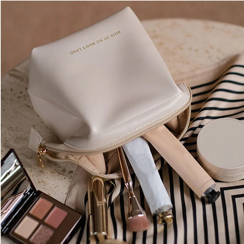 

Women's Mini Makeup Bags New Lipstick Cosemtic Bags PU Leatehr Waterproof Cosmetic Storage Bags Small Portable Travel Coin Bags