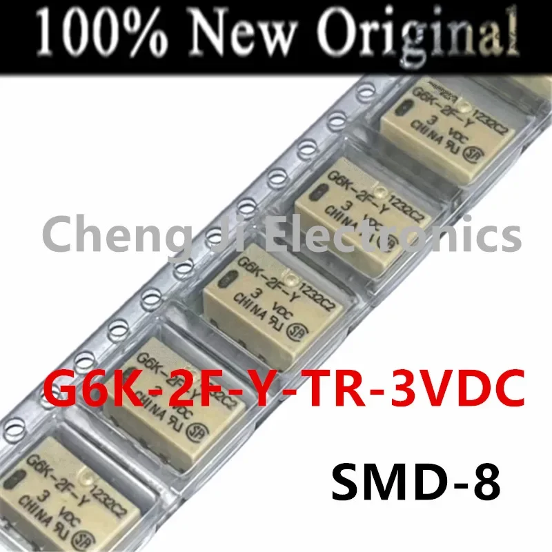 Фото 10 шт./лот G6K-2F-Y-3VDC 、G6K-2F-Y-4.5VDC 、G6K-2F-Y-5VDC 、G6K-2F-Y-12VDC 、G6K-2F-Y-24VDC Новое универсальное реле G6K-2F-Y-TR №2