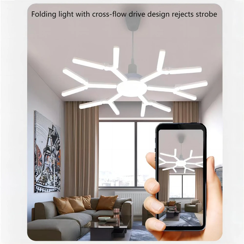 Внутренняя деформируемая искусственная подвеска высота 80 Вт яркая цоколь E26/E27