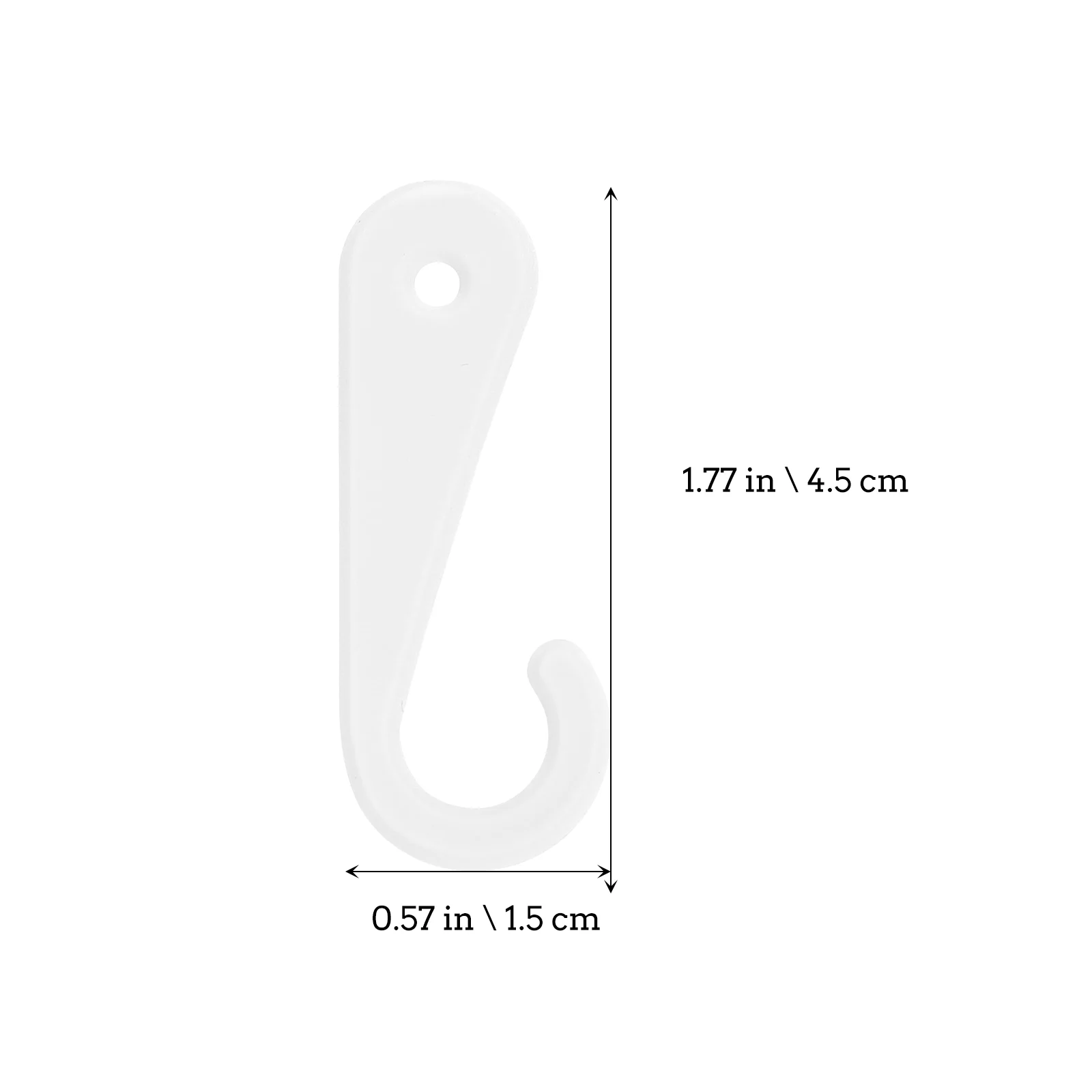 500 шт. деревянные крючки для шляп носки вешалки одежды J-крючки пластикового