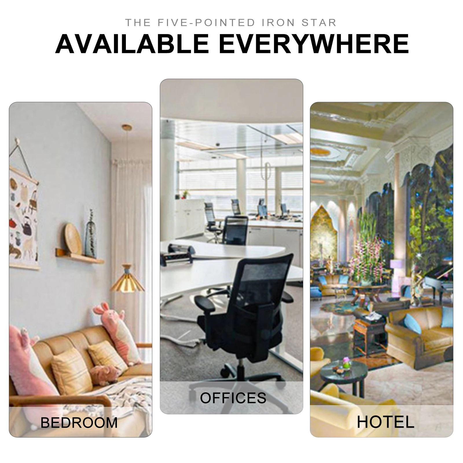 30 см x 3 мм металлическая рамка со звездами подвесное украшение на стену