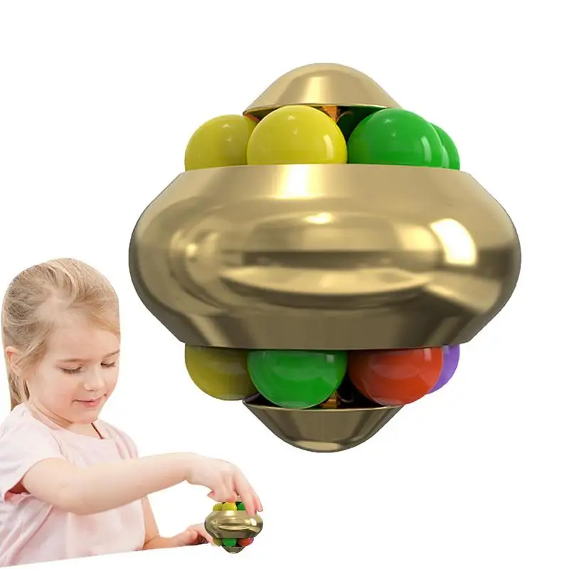 

Игрушки для взрослых для детей Трек шар Гироскопический куб игрушки алюминиевый сплав игрушка для пальцев