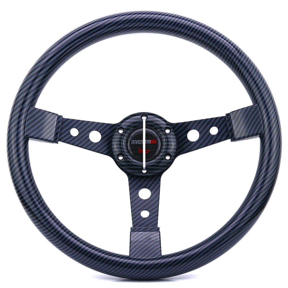 Спортивное Рулевое Колесо Ralliart из черного углеродного волокна 14 дюймов/350 мм |