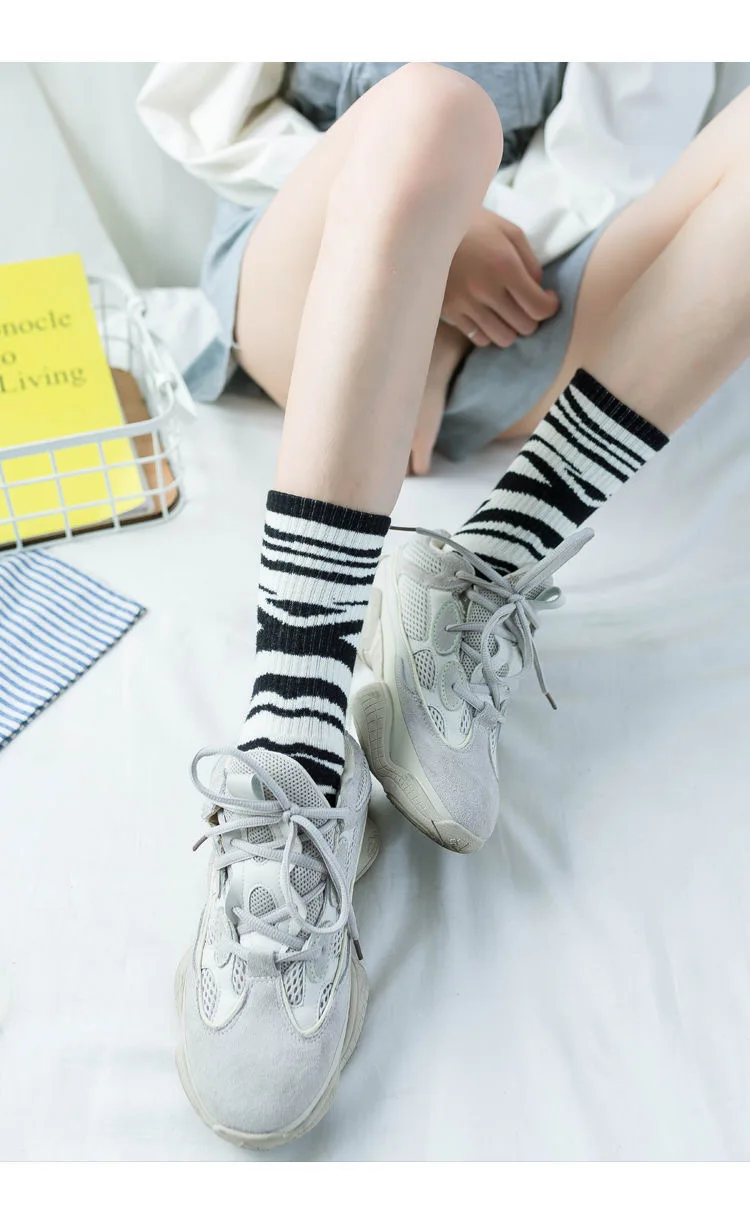 Женские носки в Корейском стиле полосатые длинные Сейлор Мун | Женская одежда