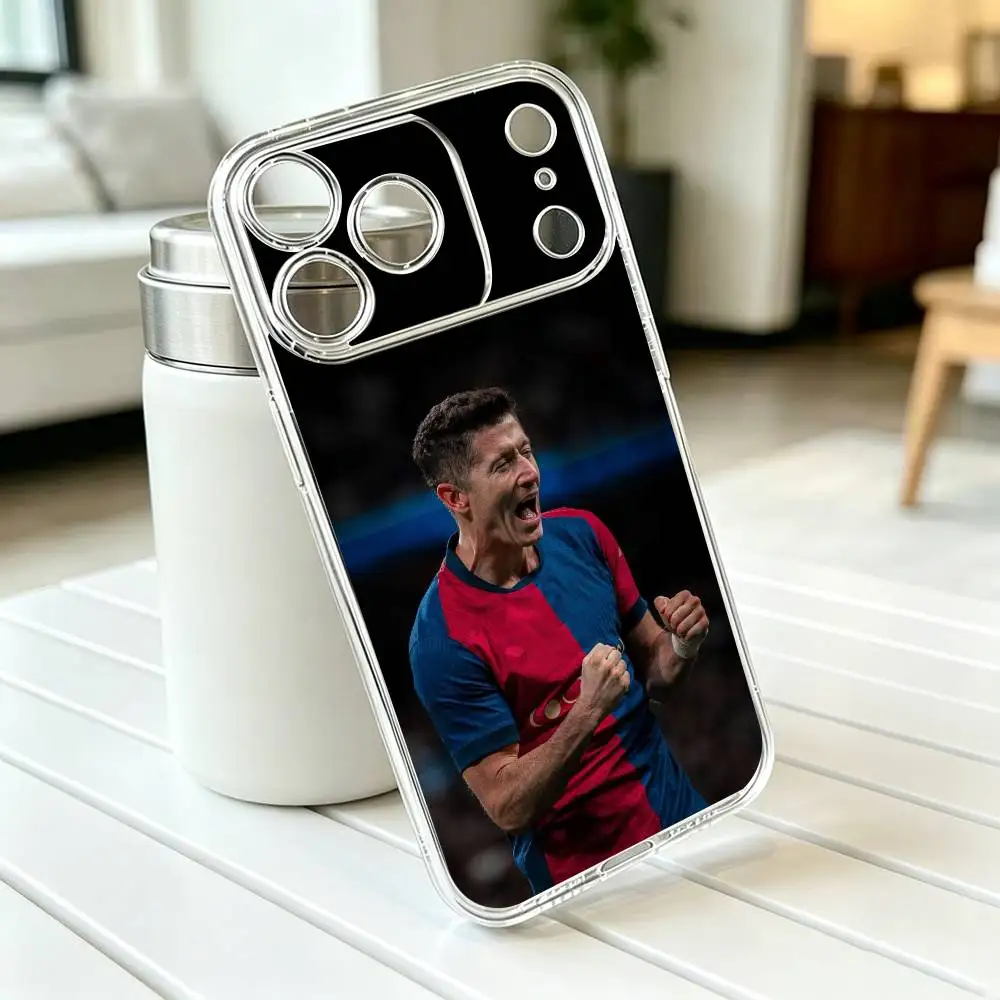 Фото Чехол для телефона R-Robert Lewandowski для iPhone 17 16 15 14 13 12 11 Mini Pro Max Plus, прозрачный чехол, подарок №5