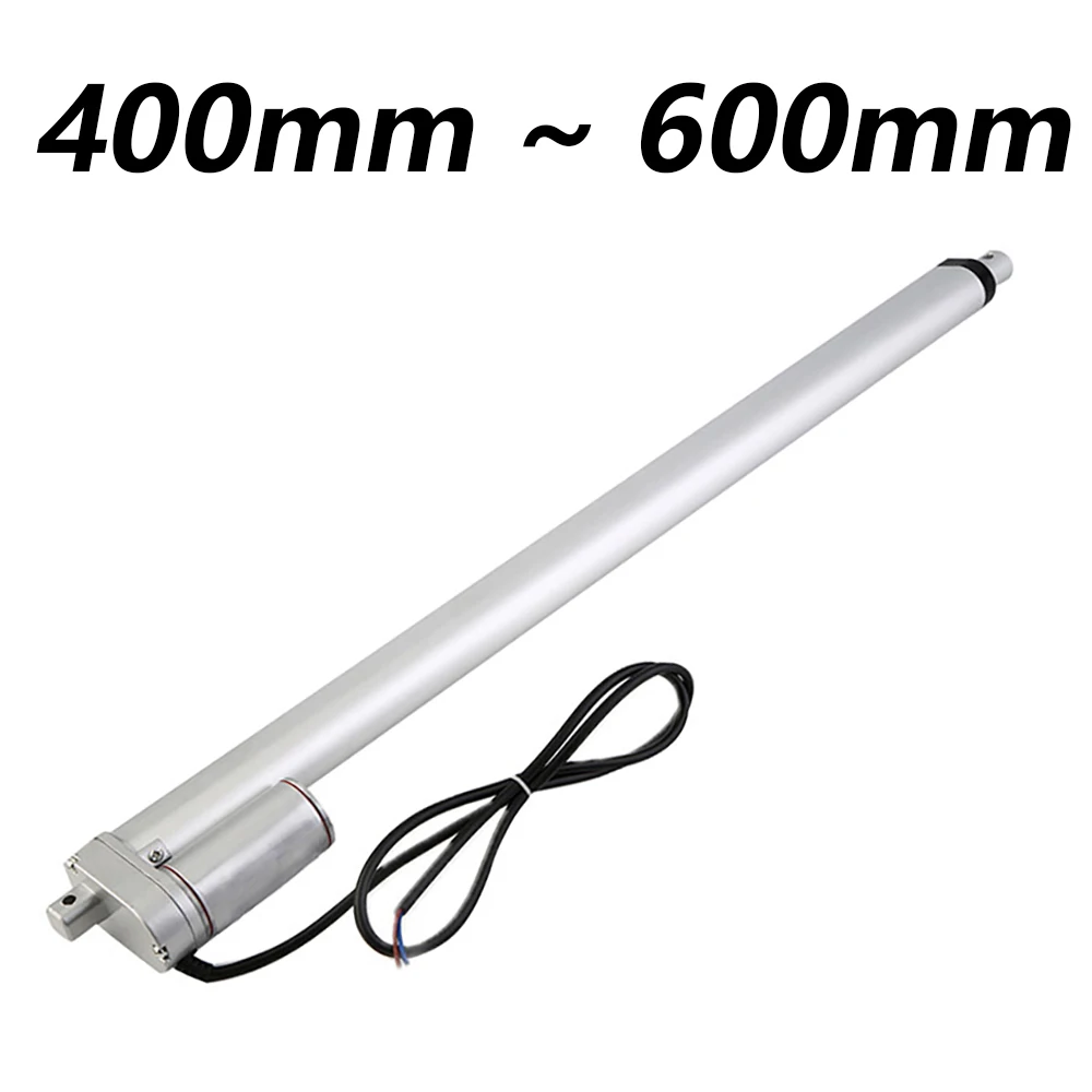 Электропривод постоянного тока с линейным приводом, 12 В, металлический мотор-редуктор 250 мм, 300 мм, 400 мм, 500 мм, ход для открытия и закрытия автомобильных магистралей, дверей и окон