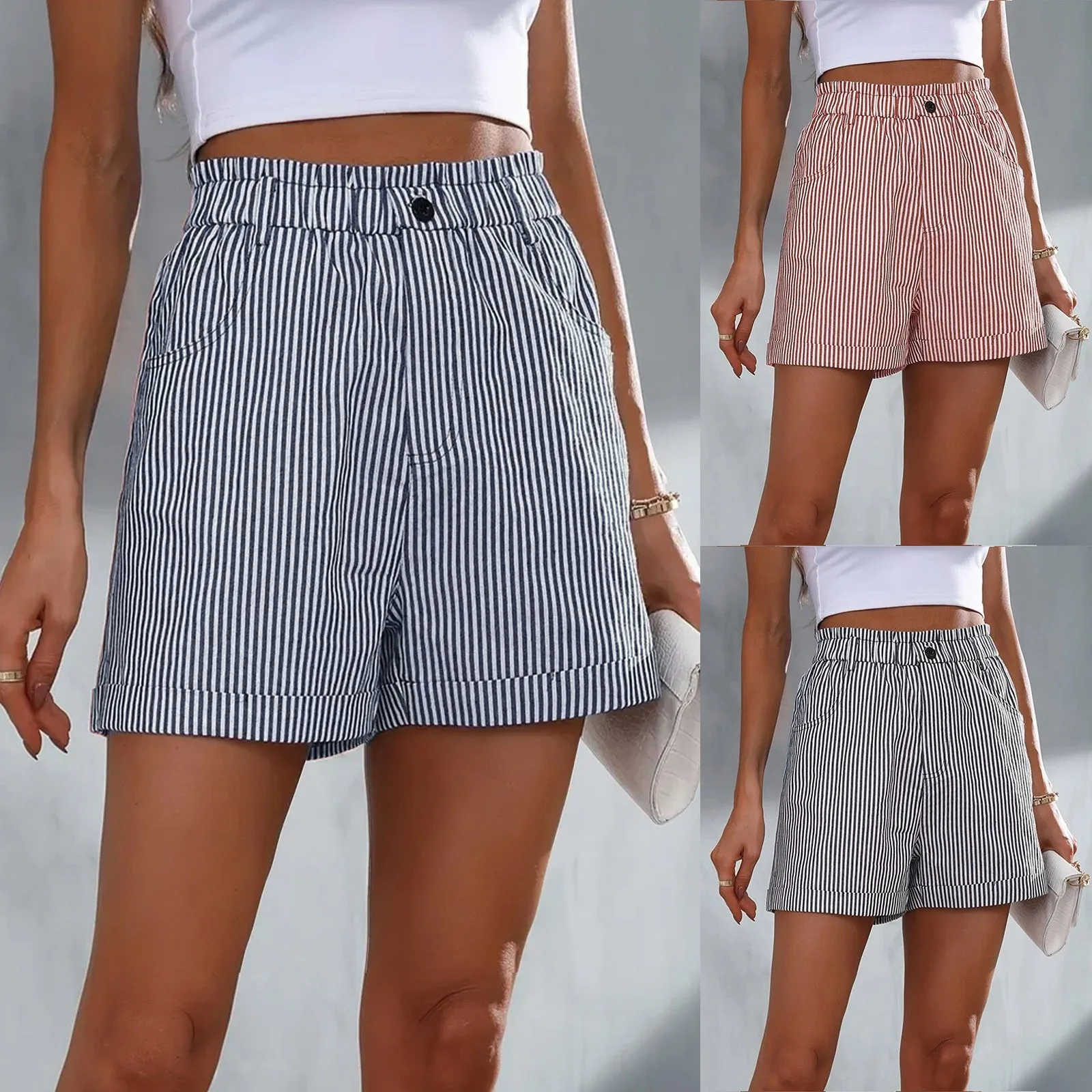 

Womens Fitted Dress Pants Womens Linen Casual Shorts High Waisted Comfy Shorts Summer Cotton Outfits Women's Pants Casual Work