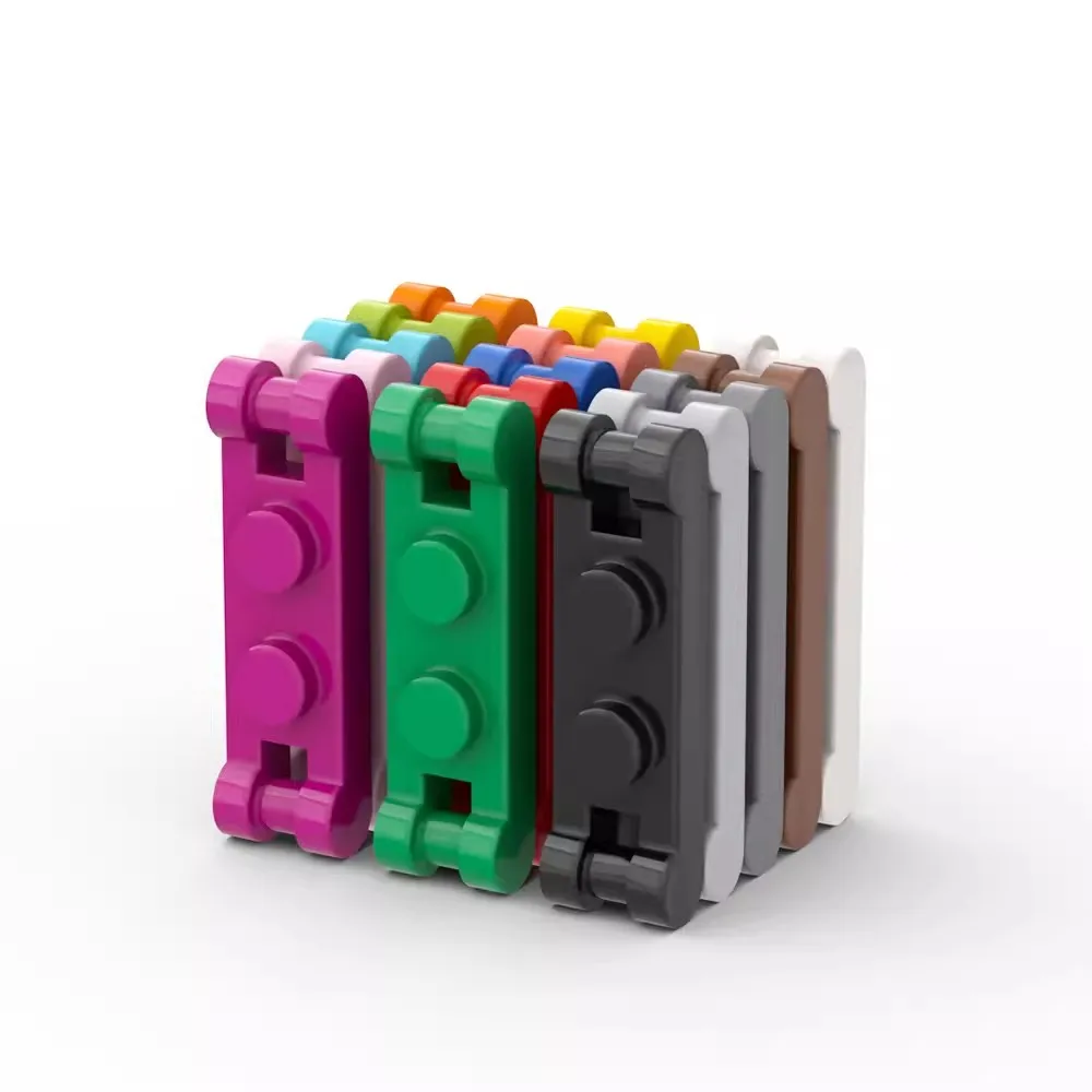 50 шт. MOC parti 18649 piastra speciale 1x2 con maniglienj Voiità mattoni di particelle bambi совмеibili fai da te blocco