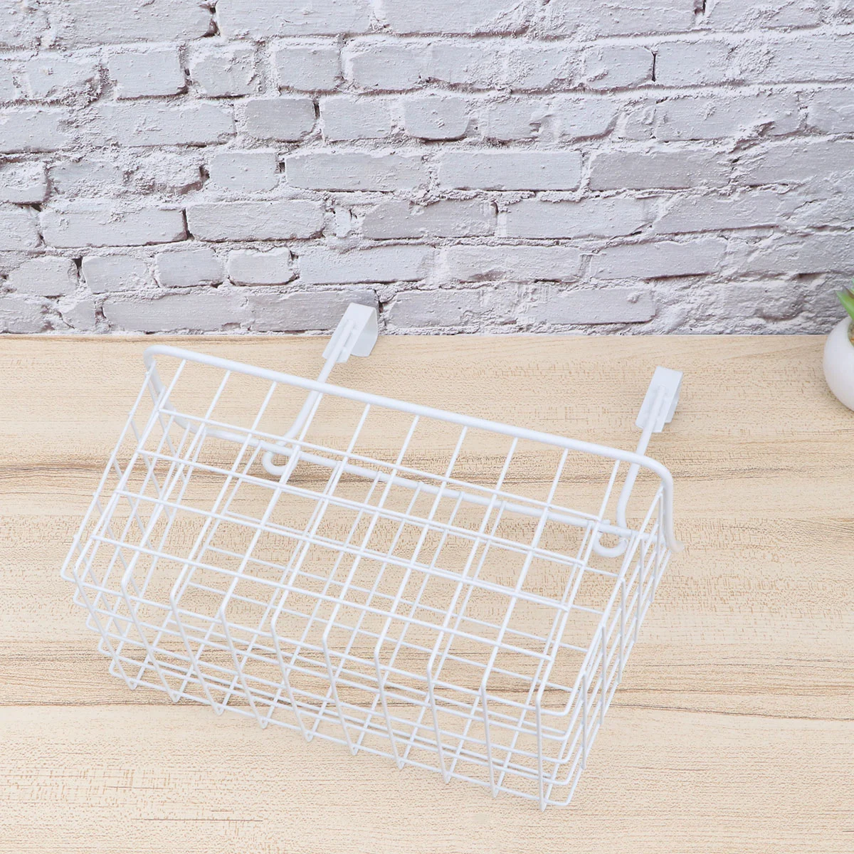 

Cabinet Storage Basket Door Hanging Rack Metal Laundry Hamper Cupboard Baskets Organizer Clothes