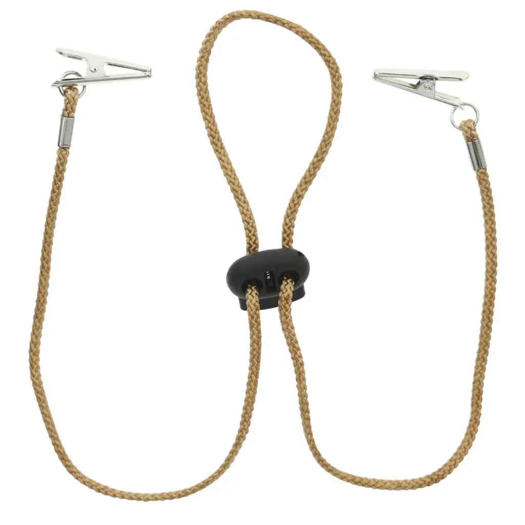 

Adjustable Napkin Holder Patient Towel Clips Neck Strap Landyard
