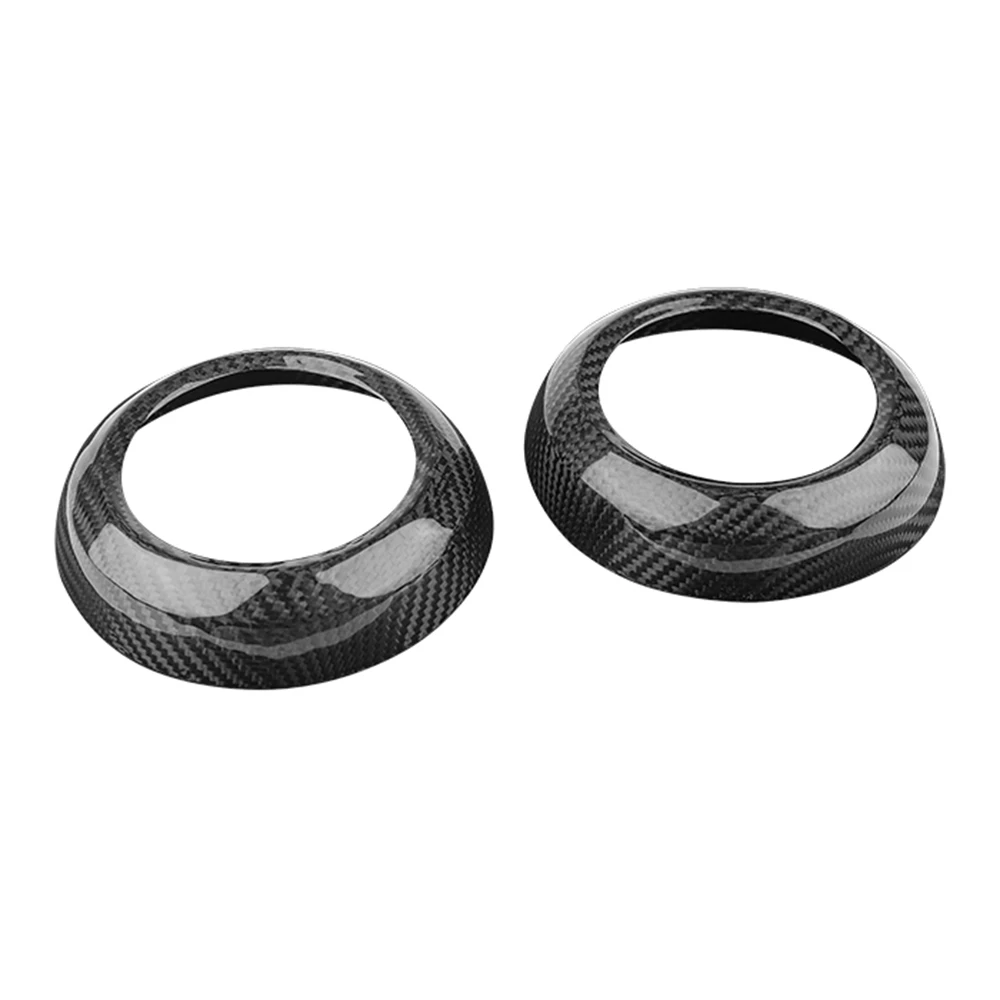 

Автомобильная панель из углеродного волокна, боковая решетка вентиляционного отверстия, корпус выхода, рамка, обшивка для MINI Cooper S F55 F56 F57 2021 ...