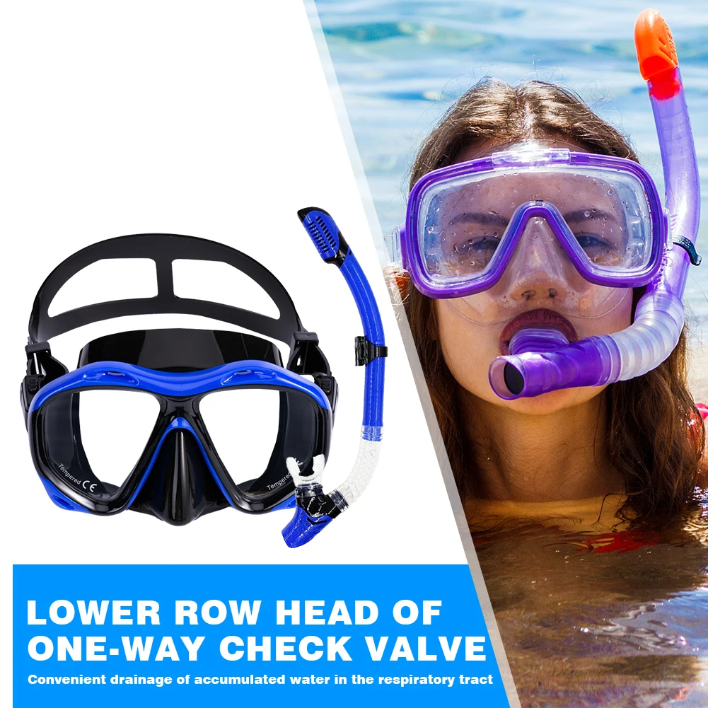 

Очки для дайвинга унисекс, незапотевающие регулируемые, Мягкий силикон, устойчивые к ультрафиолетовому излучению, для камеры, подводного п...