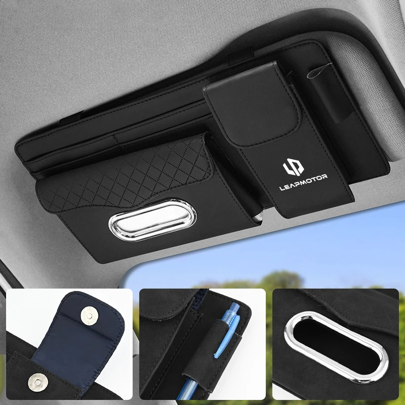 Автомобильная коробка для салфеток солнцезащитный козырек чехол карт держатель