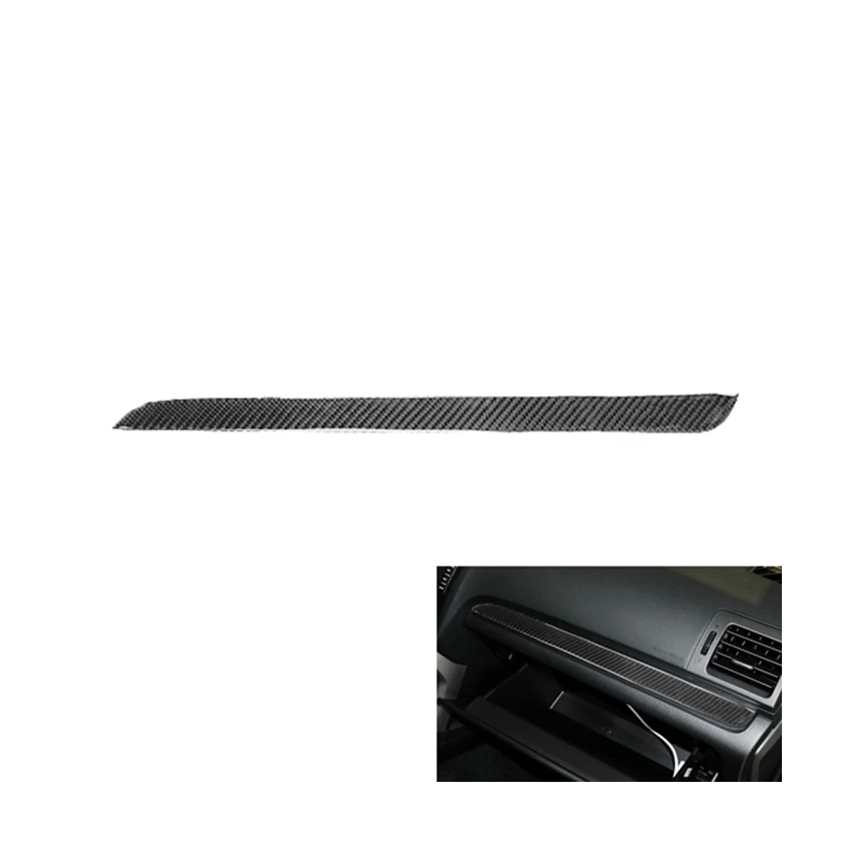 Внутренняя Панель Co-Pilot из углеродного волокна для приборной панели Декоративная