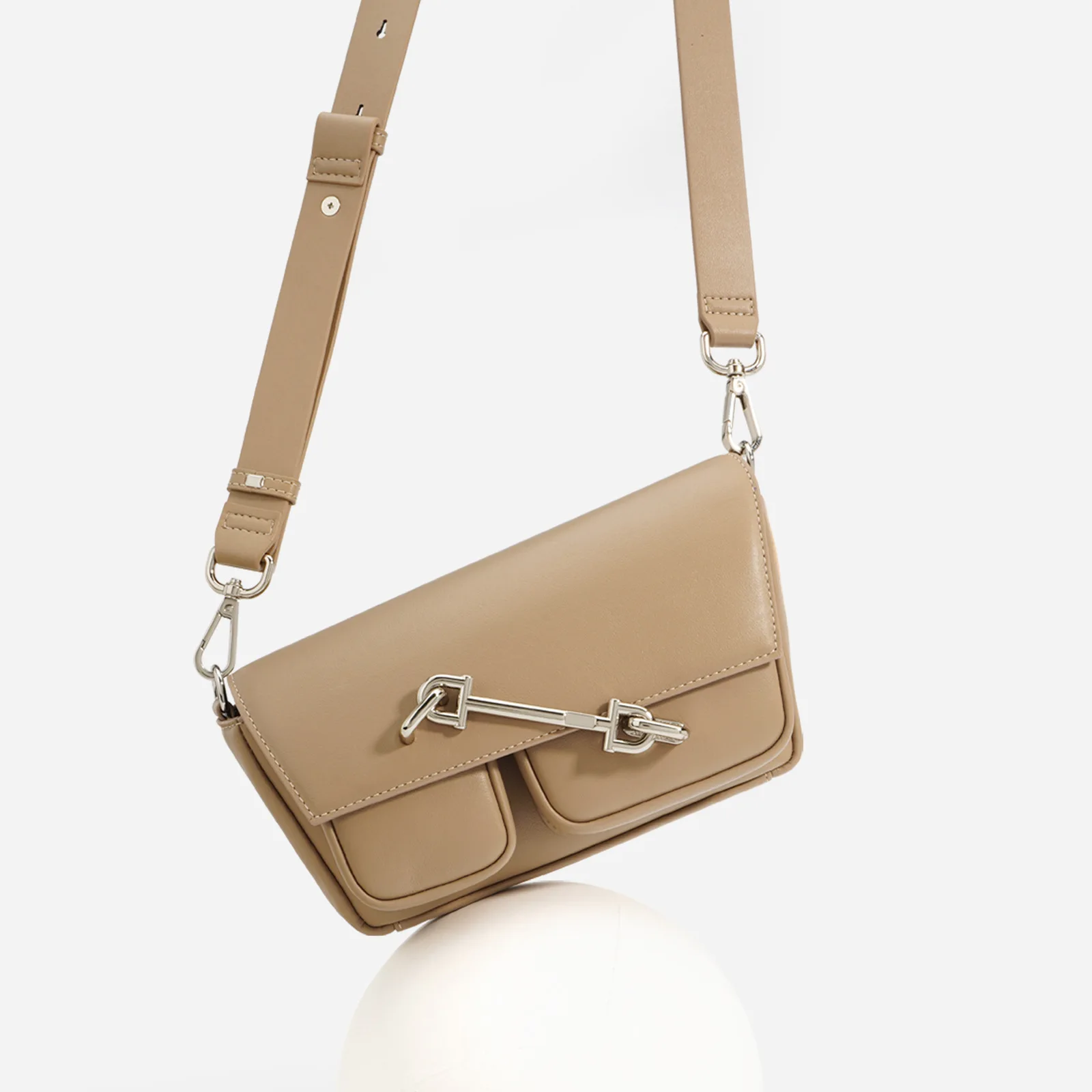 2023 Summer Small Saddle Bags for Women Genuine Leather Shoulder Crossbody Bag Niche Design Free Shipping Camera Messenger Bag