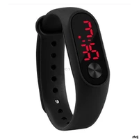 14color men women casual sports bracelet watches white led electronic digital candy color silicone wrist watch for children kids