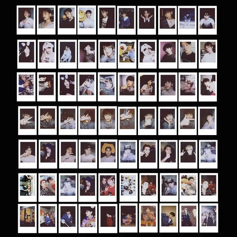 Периферийные фотографии Polaroid коллекция Bo Xianshi Xun Can Lie маленькие карточки-кошельки