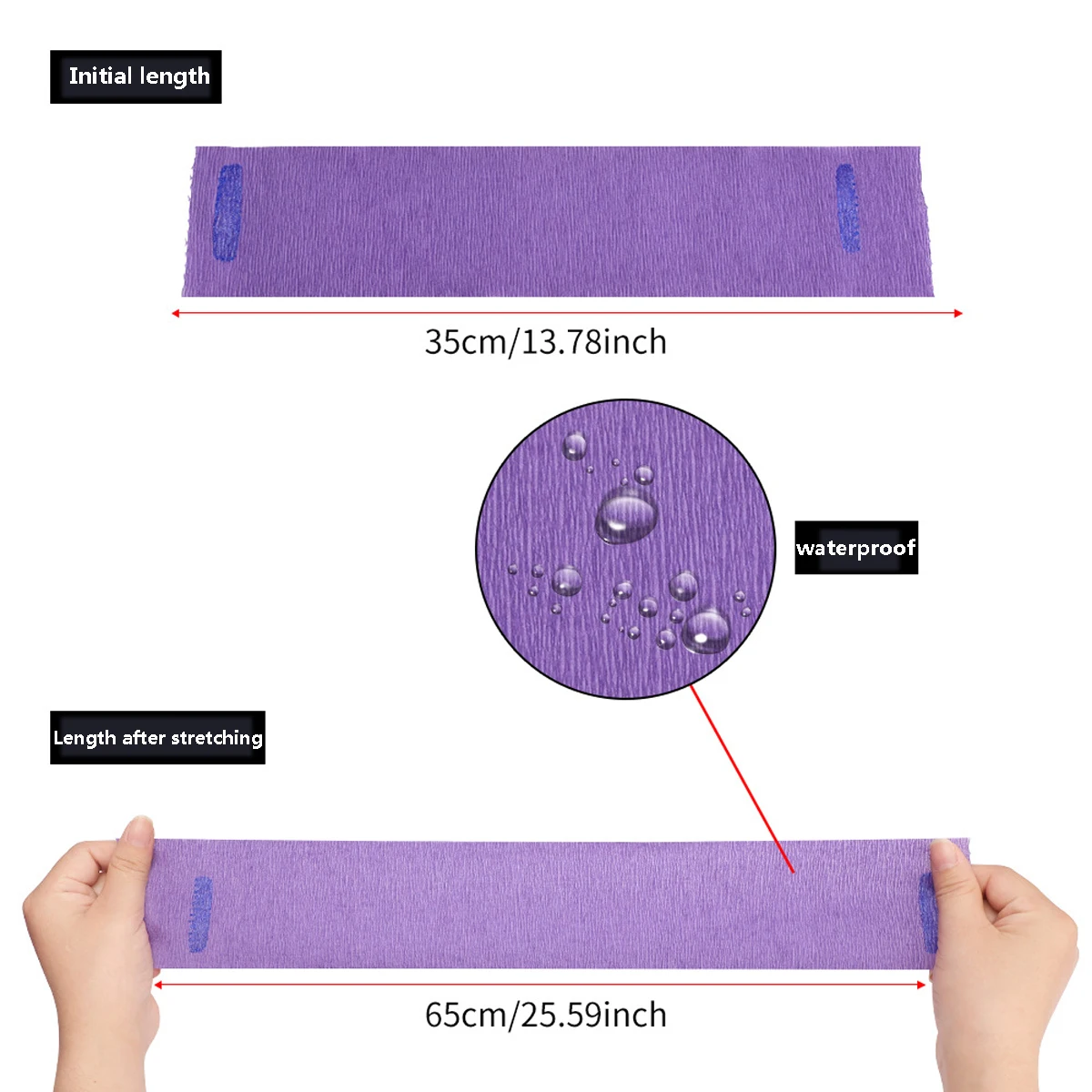 5 шт. одноразовая бумага для стрижки волос парикмахерской регулируемый