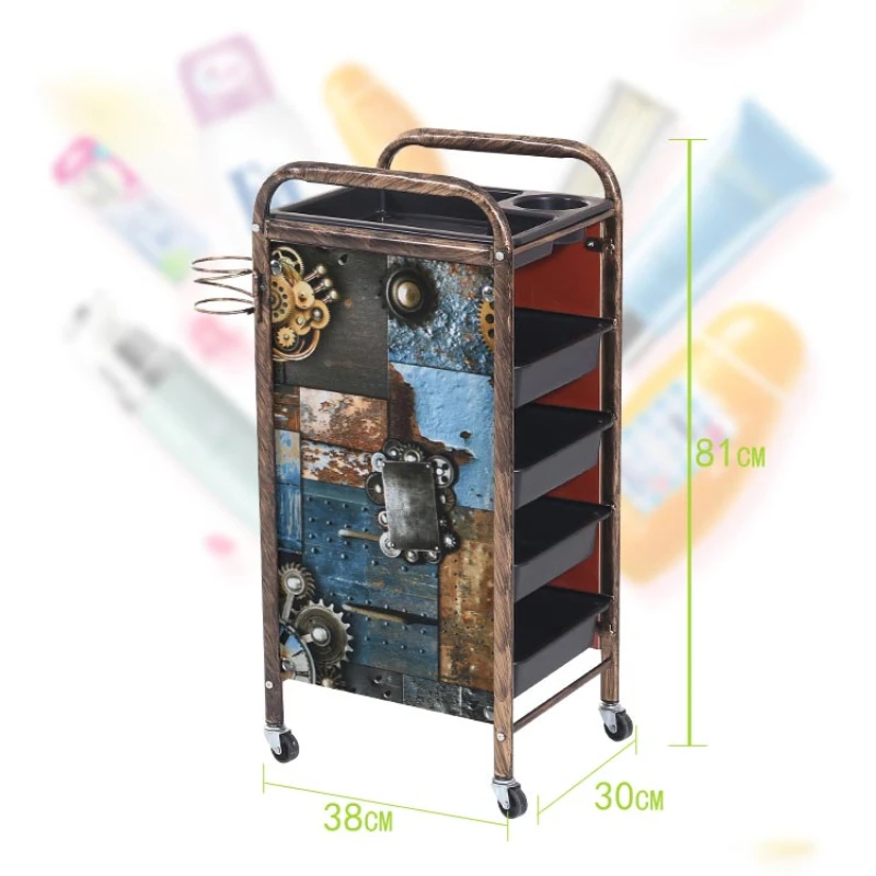 Косметическая тележка для салона красоты медицинская хранения ресниц