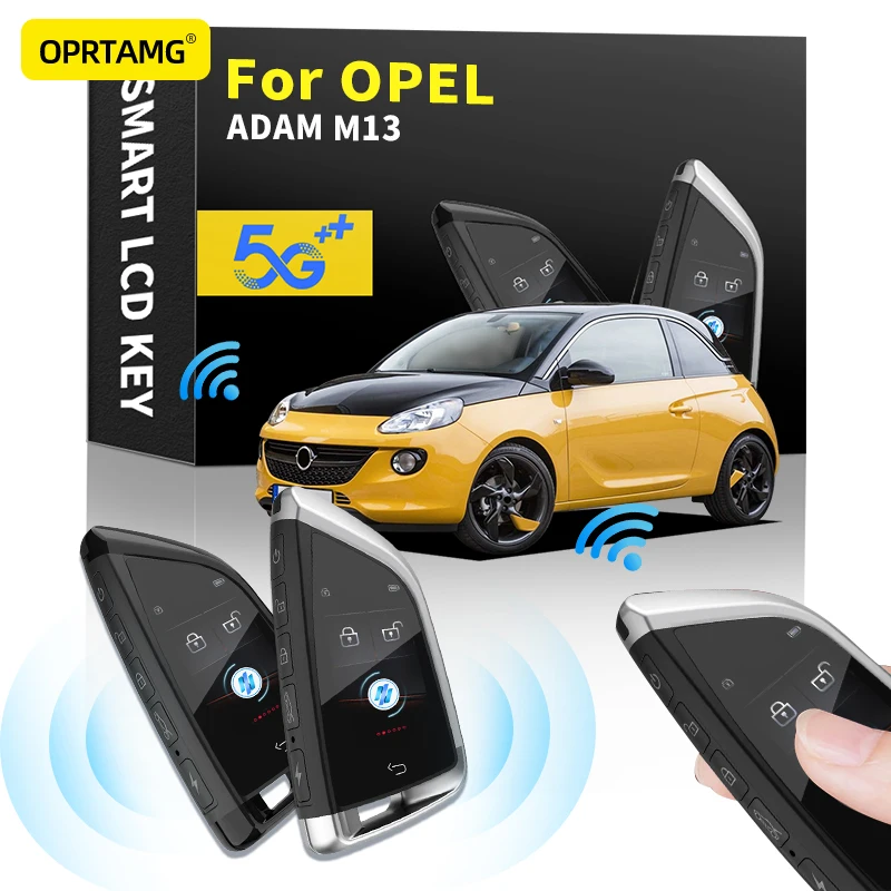

2000-2022 для OPEL ADAM M13 модифицированный умный пульт дистанционного управления для автомобиля с ЖК-дисплеем для универсального пульта дистанцио...