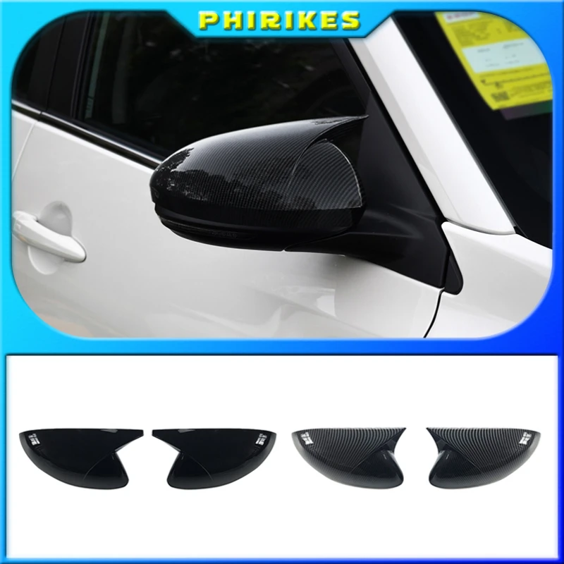 

Side Rearview Mirror Cover Visor Chrome Trim Sticker Frame Decor for Nissan Sylphy Sentra B18 2019-2021