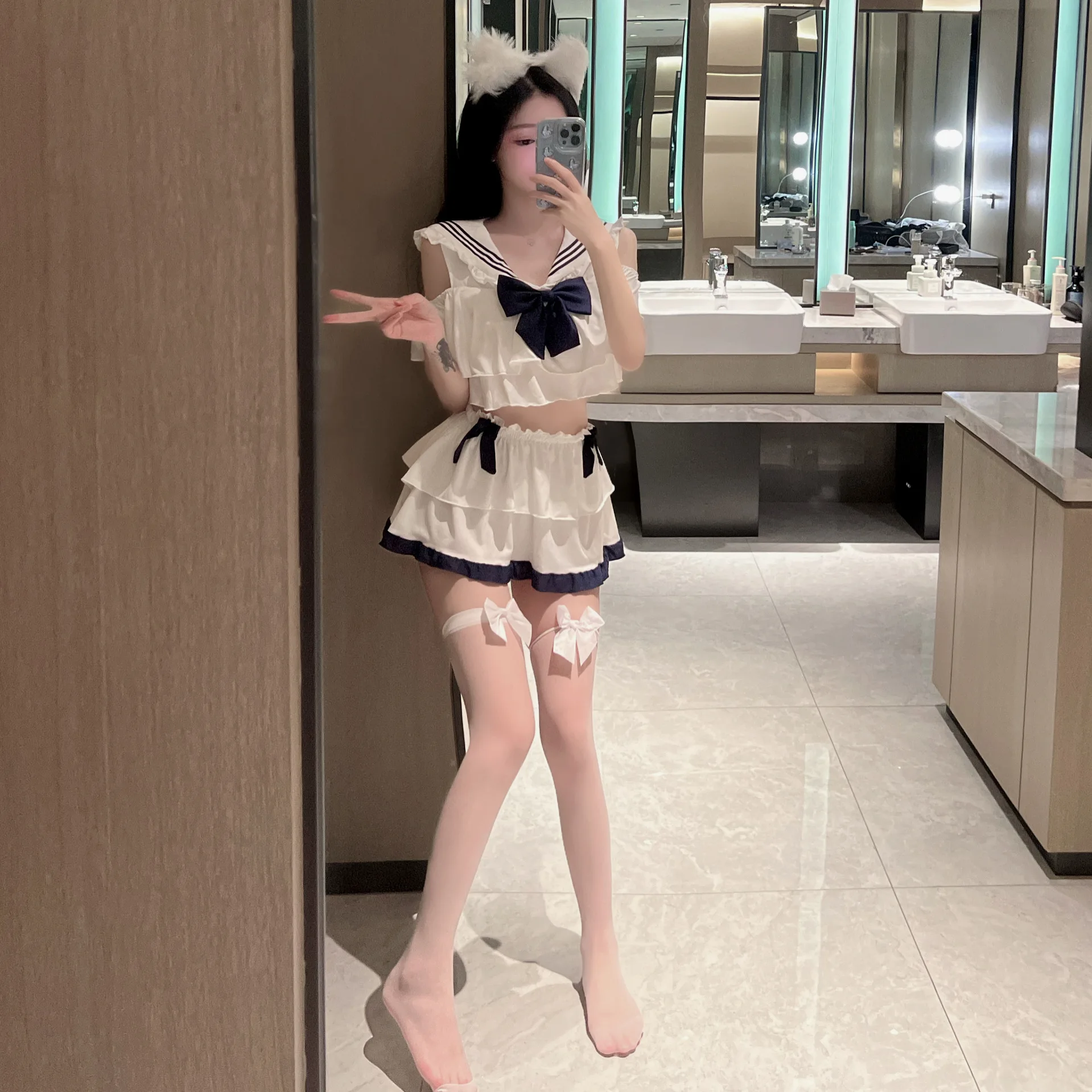 

Сексуальное порно, нижнее белье для тела, женская форма для кампуса, соблазнительная Пижама, страстная кровать, Комплект эротического нижне...