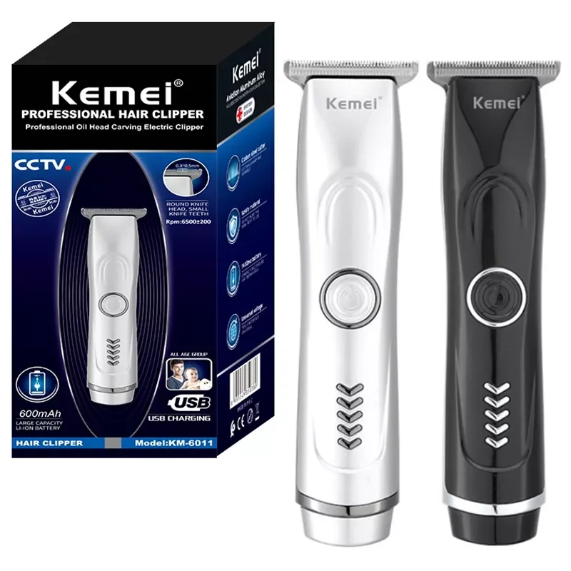

Original kemei powerful hair clipper for men cordless professional beard hair trimmer haircut machine rechargeable