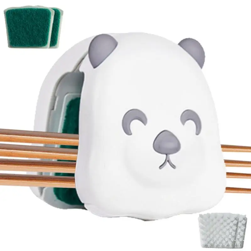 

Creative Double-sided Cleaning Brush Multifunction Kitchen Fork Chopsticks Tableware Cleaning Tool Home Kitchen Accessories