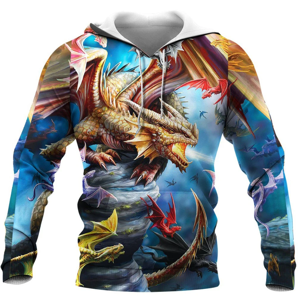 

CLOOCL Dragon Tattoo Art 3D All Over Printed Mens Hoodie Harajuku Streetwear Pullover Sweatshirt Unisex Casual Sudadera Hombre