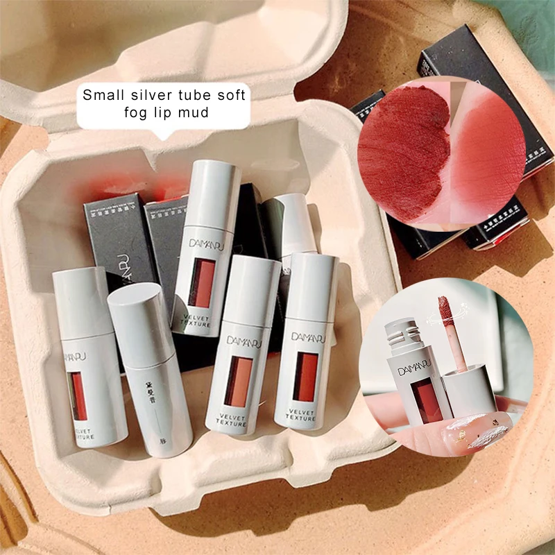 

Daimanpu Lipstick Matte Velvet Lip Gloss Lip Mud Long-Lasting Waterproof Women Makeup Blush Maquillage Cosmetics Lip Glaze Gift