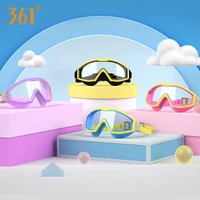 children hd anti fog uv protection swim goggles water sport diving glasses for kids big view adjustable silicone surfing eyewear