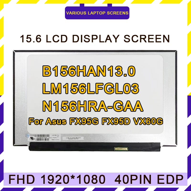 15 6 &quot1920*1080p 120 Гц тонкая светодиодная матрица для Asus FX95G FX95D VX60G ЖК-экран ноутбука