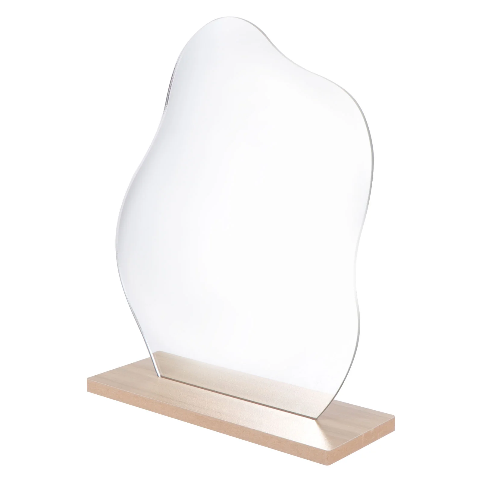 

1pc Irregular Mirror Desktop Mirror Lady Makeup Mirror Vanity Mirror for Dormitory Makeup Home