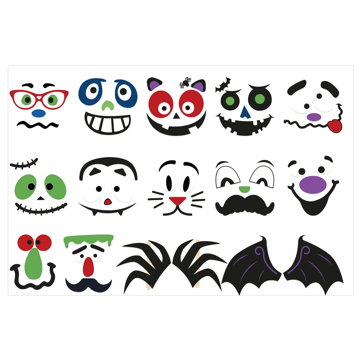 

Pumpkin Stickers, Jack-- Lantern Decoration, Treats/ Gifts/ Crafts for Kids