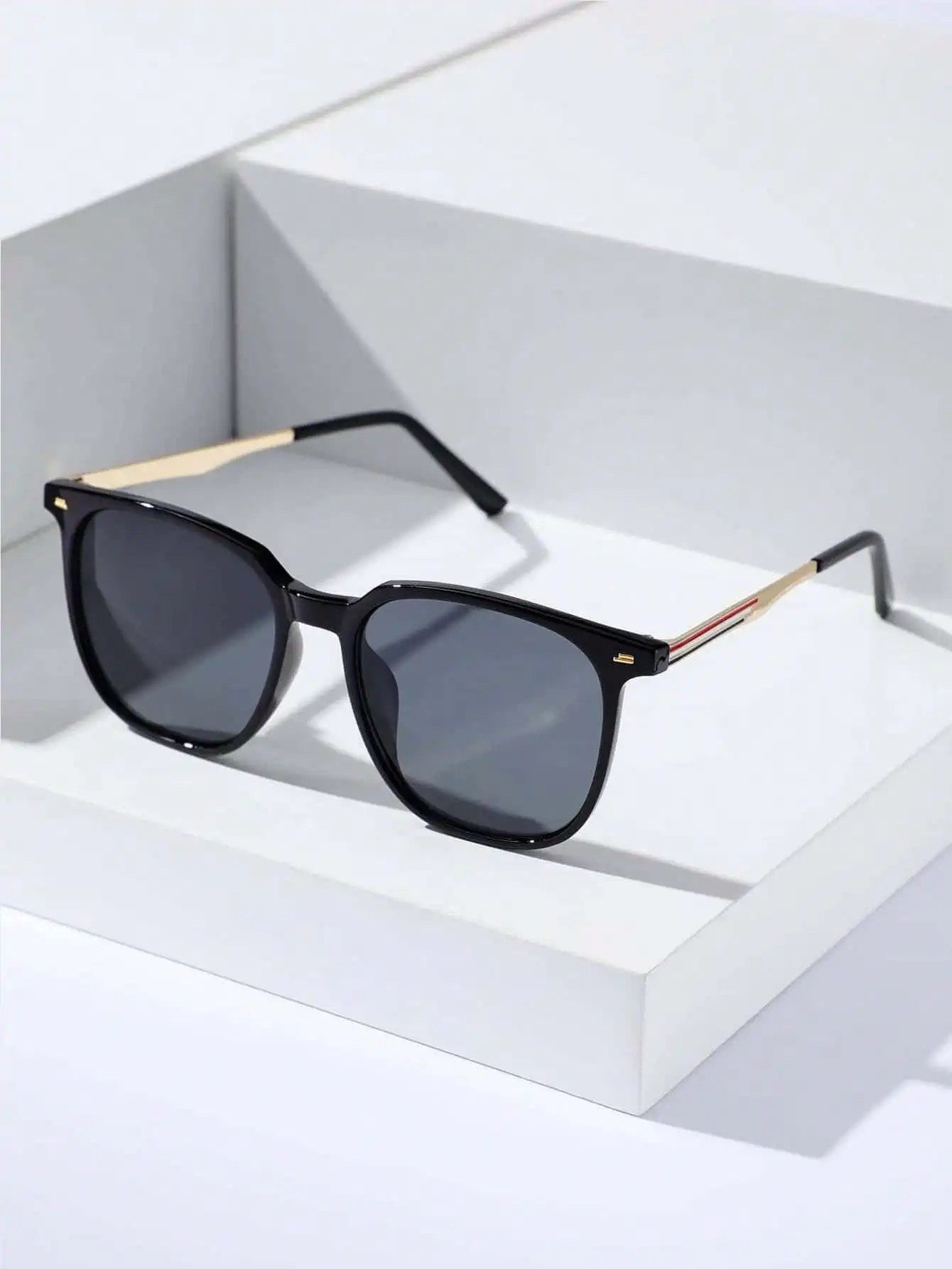 Квадратные Модные Солнцезащитные Очки Унисекс С Защитой UV400 Для Езды На