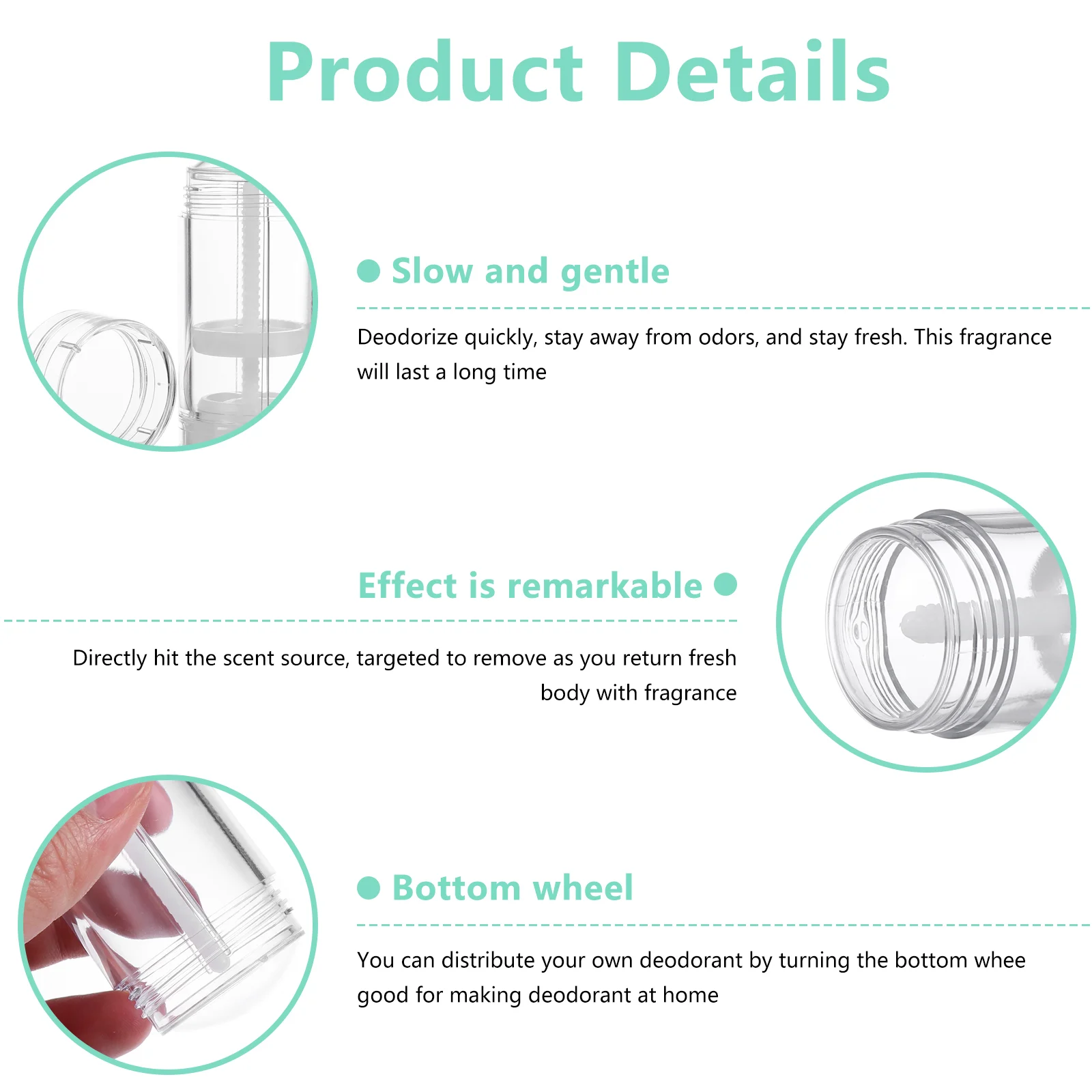 

Deodorant Empty Containers Bottle Up Tube Container Tubes Bottles Plastic Lip Balm Travel Clear Sample Spray Roll Lipstick Stick