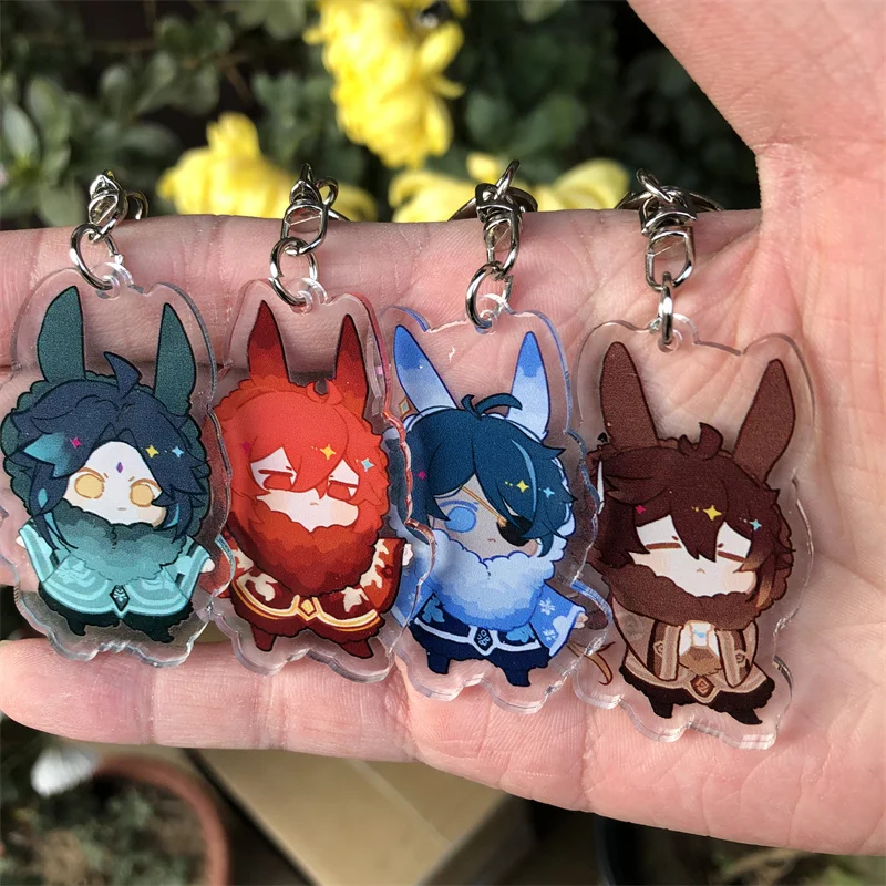 Genshin ударопрочная бездна маг Сяо уменьшенный брелок аксессуары Аниме подвеска реквизит значок Рождественский подарок