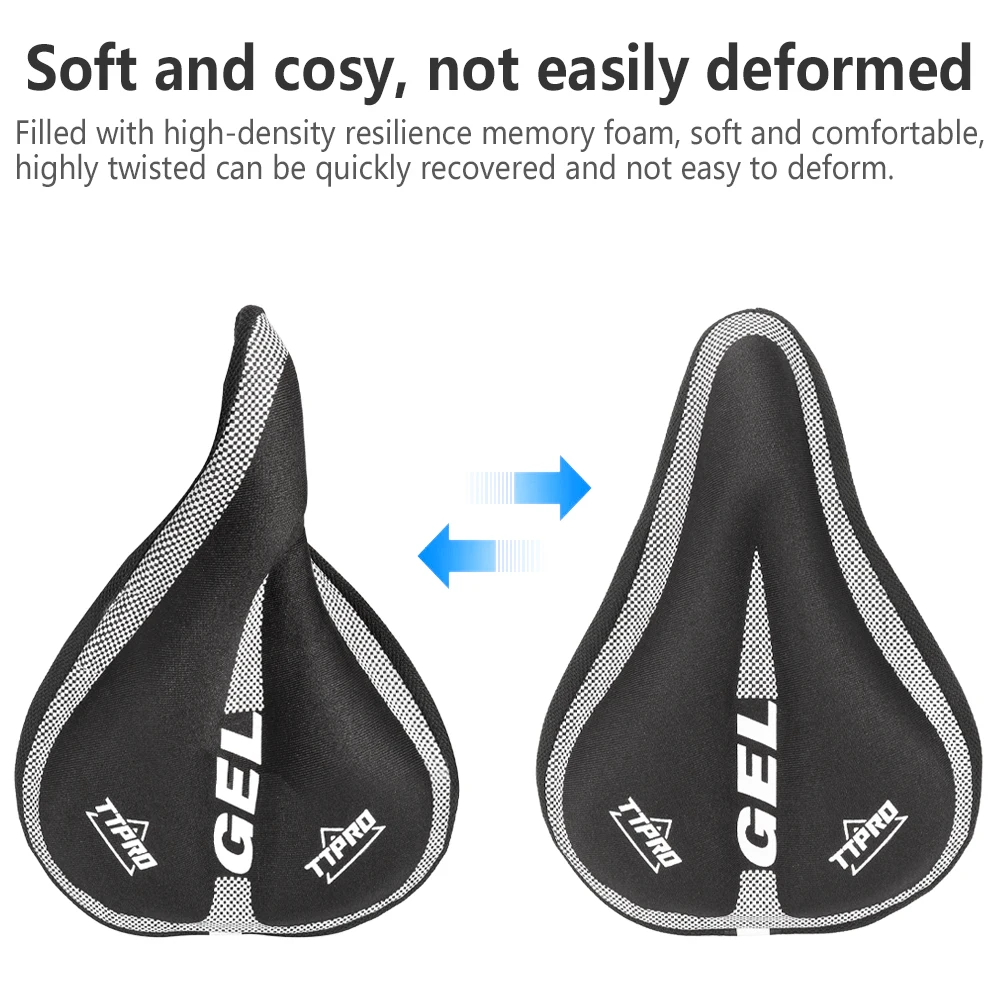 TTPRO мягкое 3D велосипедное седло чехол на сиденье губка пена удобные седла для