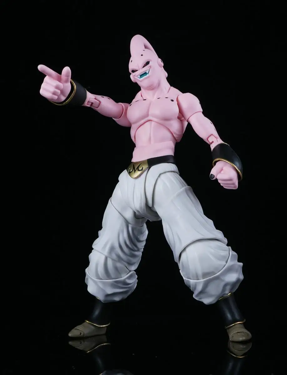 Цена Фигурка замасу маджин Буу из ПВХ, аниме Bandai Dragon Ball Z Son Goku, Супер Саян, Рождественская кукла, игрушки, модель