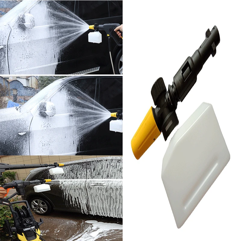 

400ml Wireless Lithium Electric Car Wash Gun Foam Pot High Pressure Car Wash Foam Pot Adjustable Foam Gun