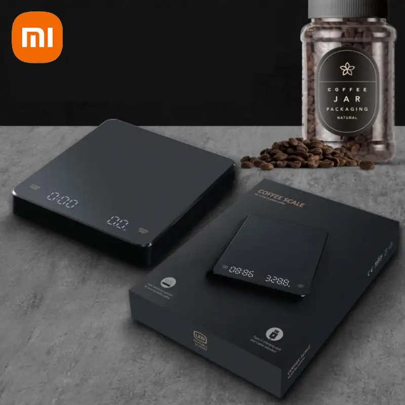 Xiaomi 3kg/0.1g Led Digital Screen Rechargeable Coffee Scale