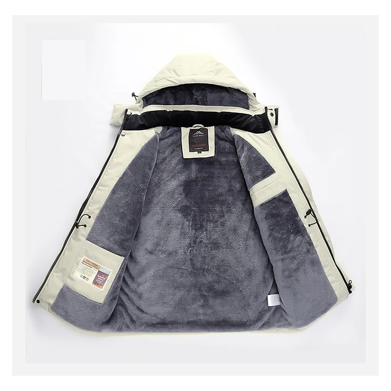 Plus Size 7XL 8XL Warm Thick Waterproof Jackets Men Winter Streetwear Parka Coats Outwear Windproof Hat Snow Overcoat Men Clothe