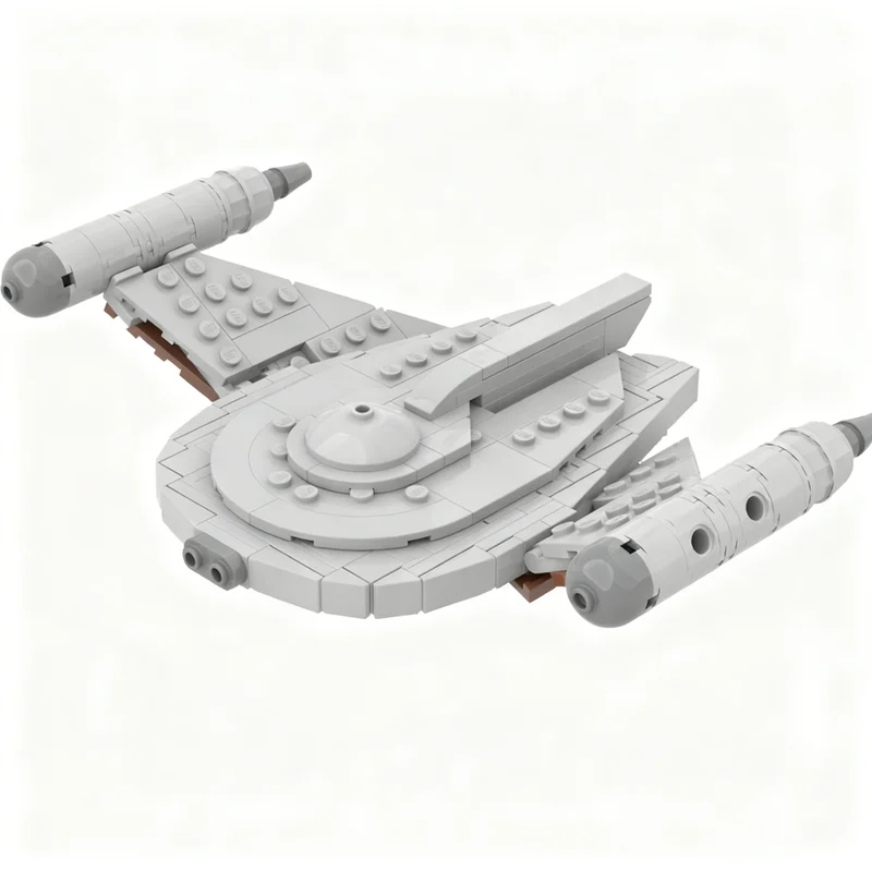 Фото 274 детали MOC 1 T Liss Class Romulan Bird Prey: Большая космическая модель, конструктор, архитектурные игрушки, подарки на день рождения, идея для самостоятельной сборки №3