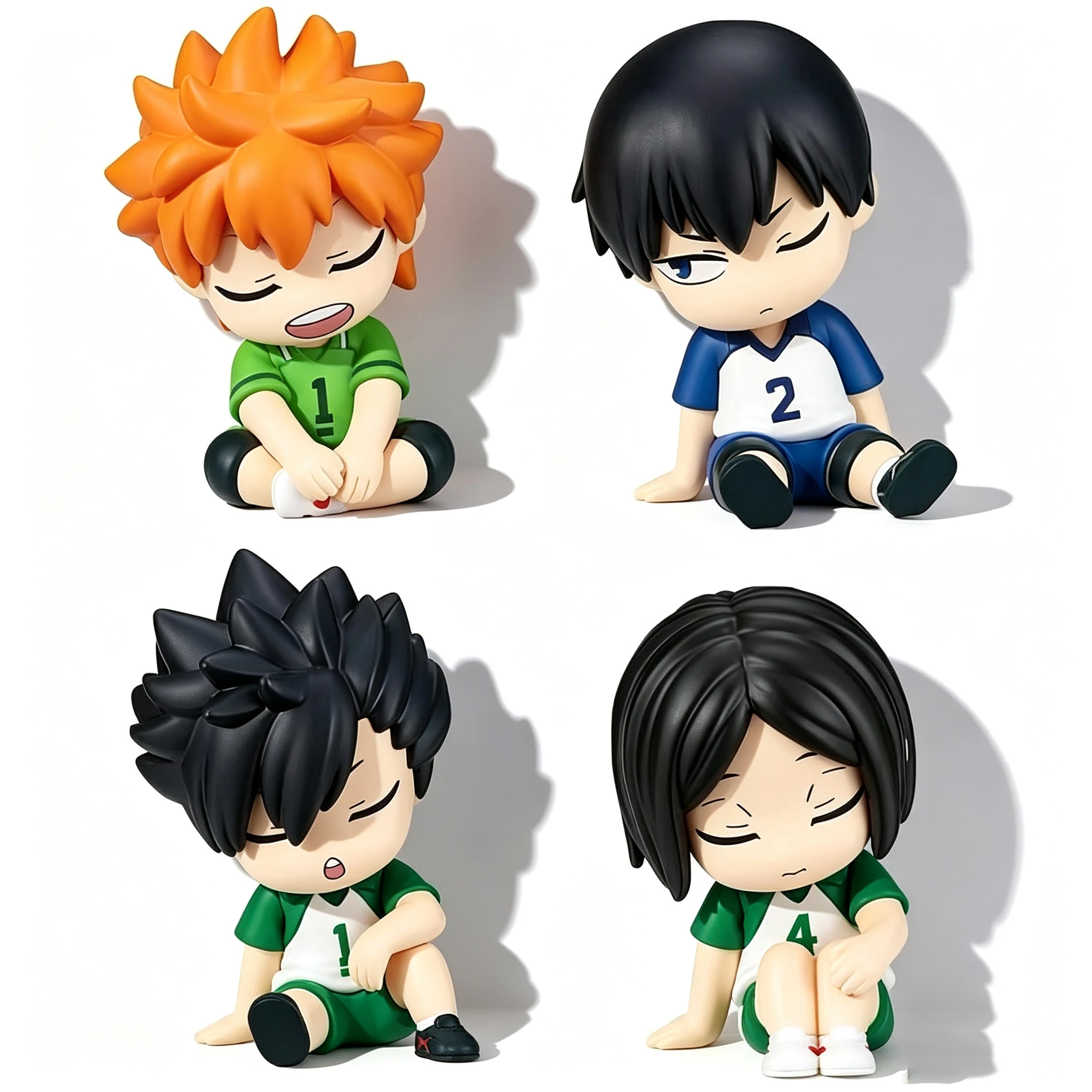 Фото Оригинальная фигурка Haikyuu Sleep Style: Иваизуми Хадзиме, Акаши Кэйджи, Оикава Тоору, Котаро Бокуто, игрушка-гача №3