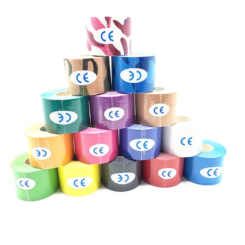 

kinesiology tape kinesio tape grip tape Athletic Recovery Elastic Kneepad Muscle Pain Relief Knee Pads Support Bandage Fitness