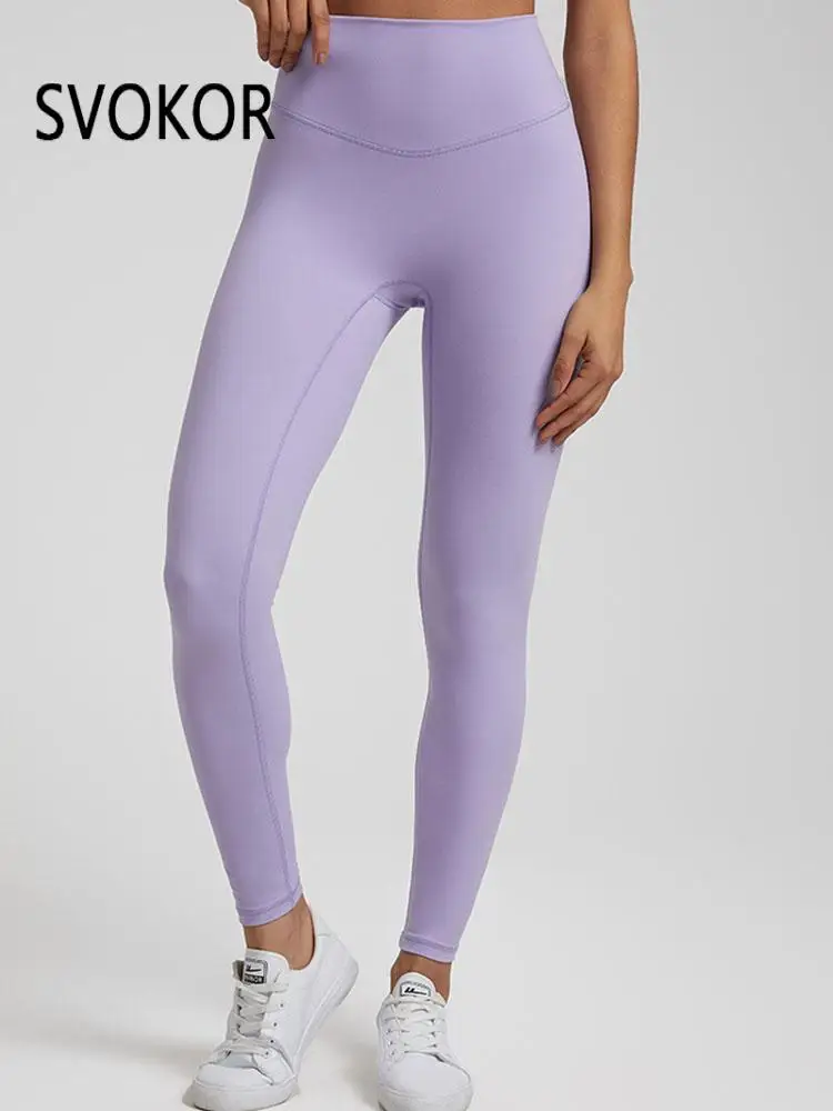 

Женские леггинсы SVOKOR, штаны для йоги, эластичные бесшовные трико для бега и тренировок в тренажерном зале, женская спортивная одежда